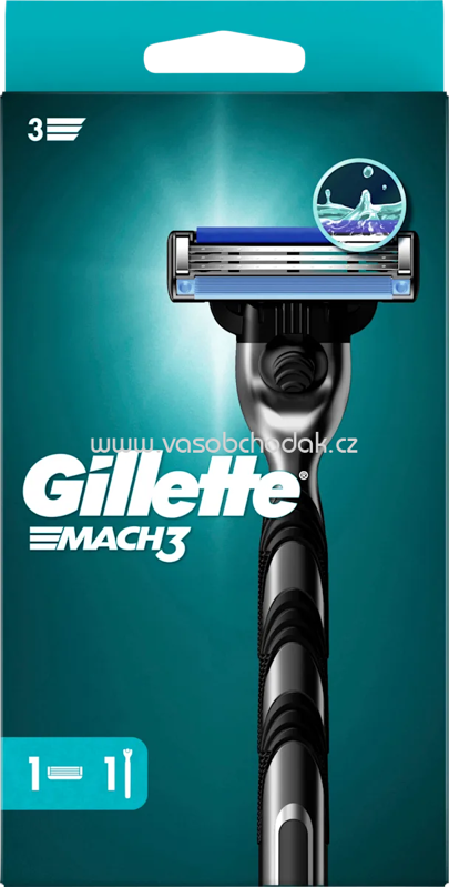 Gillette Rasierer Mach3, 1 St Gillette Rasierer Mach3, 1 St