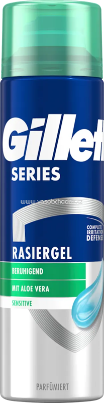 Gillette Rasiergel Series Sensitive, 200 ml Gillette Rasiergel Series Sensitive, 200 ml