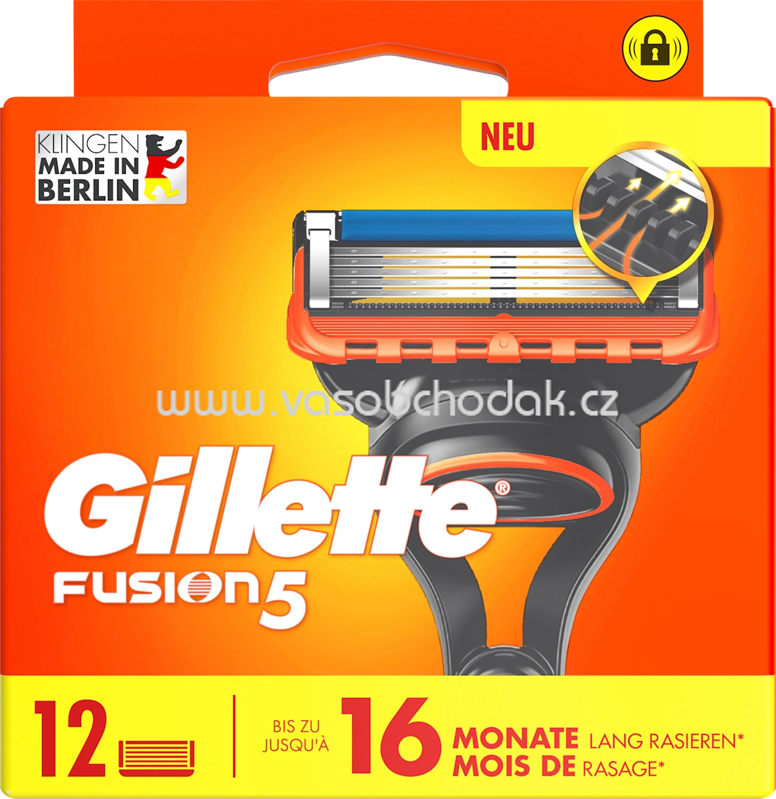 Gillette Rasierklingen, Fusion5, 12 St