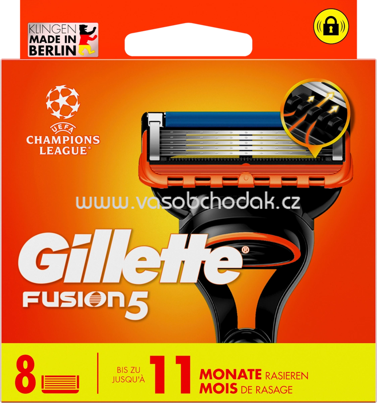Gillette Rasierklingen, Fusion5, 8 St