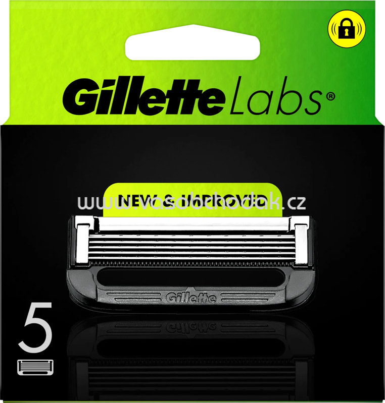 Gillette Rasierklingen, Labs Gold, 5 St Gillette Rasierklingen, Labs Gold, 5 St