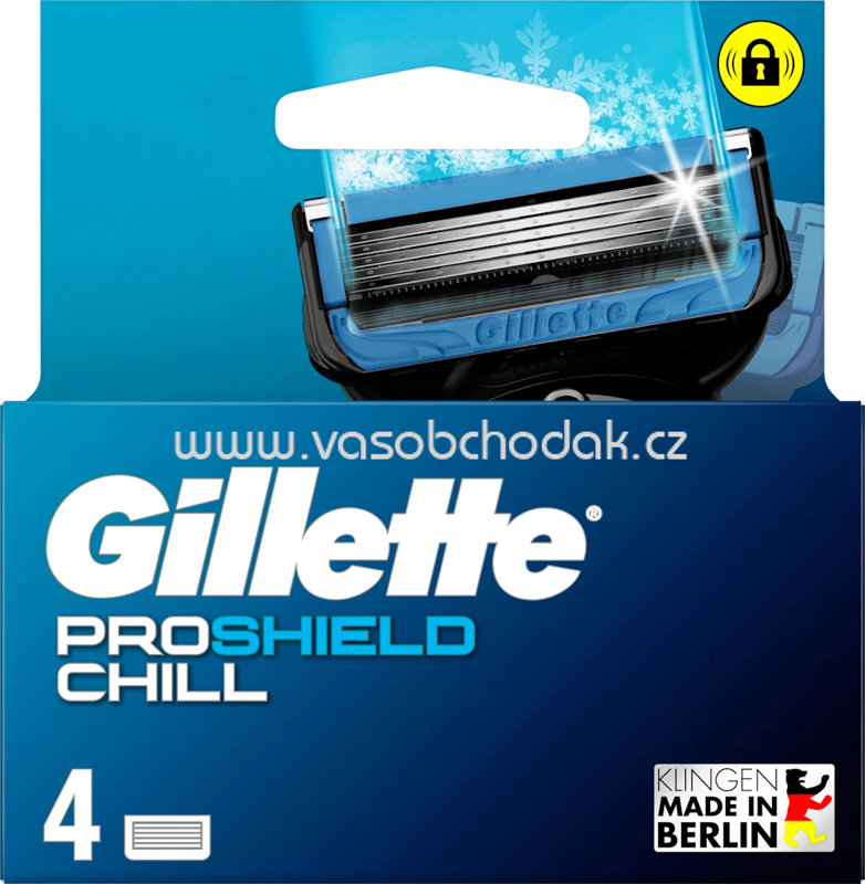 Gillette Rasierklingen, ProShield Chill, 4 St Gillette Rasierklingen, ProShield Chill, 4 St