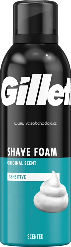 Gillette Rasierschaum, Sensitive Basis, 200 m Gillette Rasierschaum, Sensitive Basis, 200 m