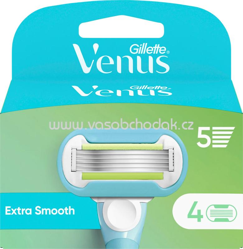 Gillette Venus Rasierklingen, Extra Smooth, 4 St