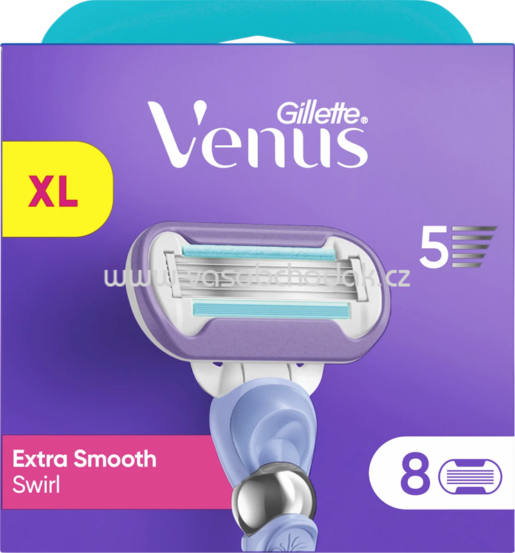 Gillette Venus Rasierklingen, Extra Smooth Swirl, 8 St Gillette Venus Rasierklingen, Extra Smooth Swirl, 8 St