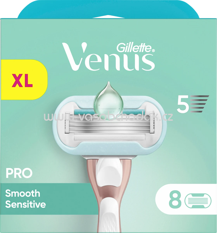 Gillette Venus Rasierklingen, Pro Smooth Sensitive, 8 St Gillette Venus Rasierklingen, Pro Smooth Sensitive, 8 St