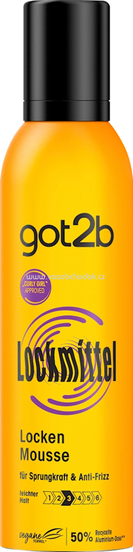 got2b Schaumfestiger Locken Mousse Lockmittel, 250 ml got2b Schaumfestiger Locken Mousse Lockmittel, 250 ml