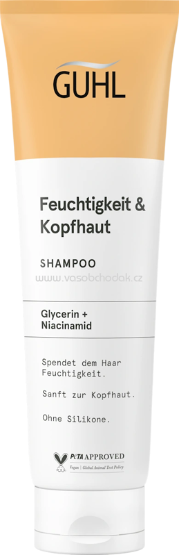 GUHL Shampoo Feuchtigkeit & Kopfhaut, 150 ml