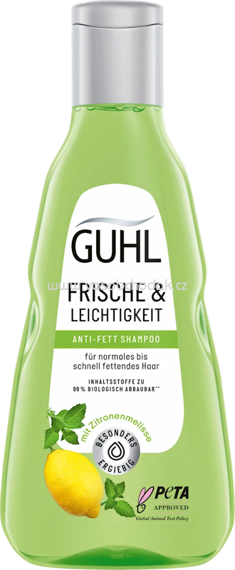 GUHL Shampoo Frische & Leichtigkeit Anti Fett, 250 ml