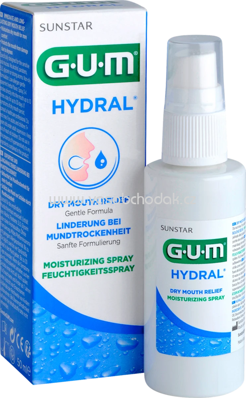GUM Feuchtigkeitsspray Hydral, 50 ml GUM Feuchtigkeitsspray Hydral, 50 ml