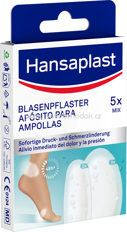 Hansaplast Blasenpflaster Mix, 5 St Hansaplast Blasenpflaster Mix, 5 St