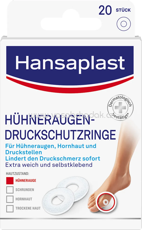 Hansaplast Hühneraugen Druckschutzringe, 20 St