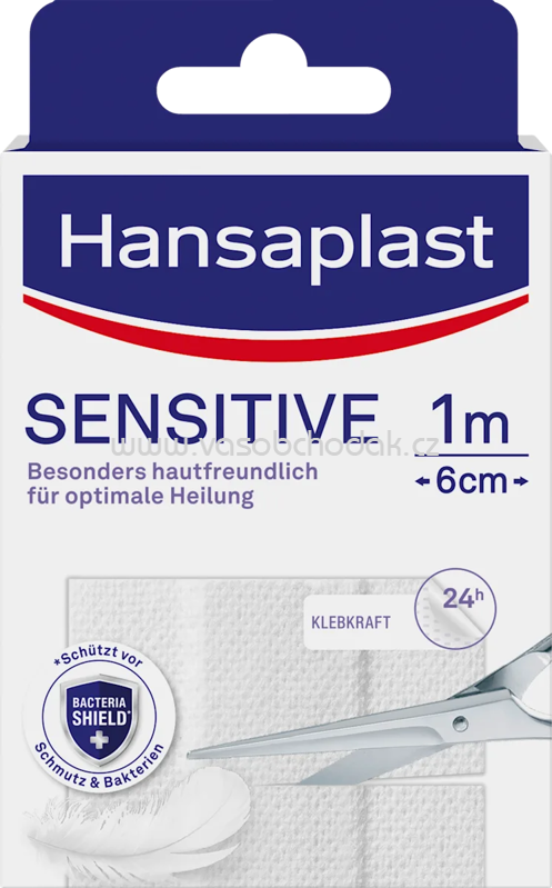 Hansaplast Pflaster Sensitive (6 cm x 10 cm), 10 St