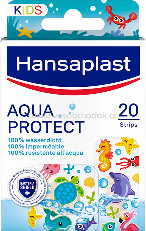 Hansaplast Pflaster Strips Aqua Protect Kids, 20 St