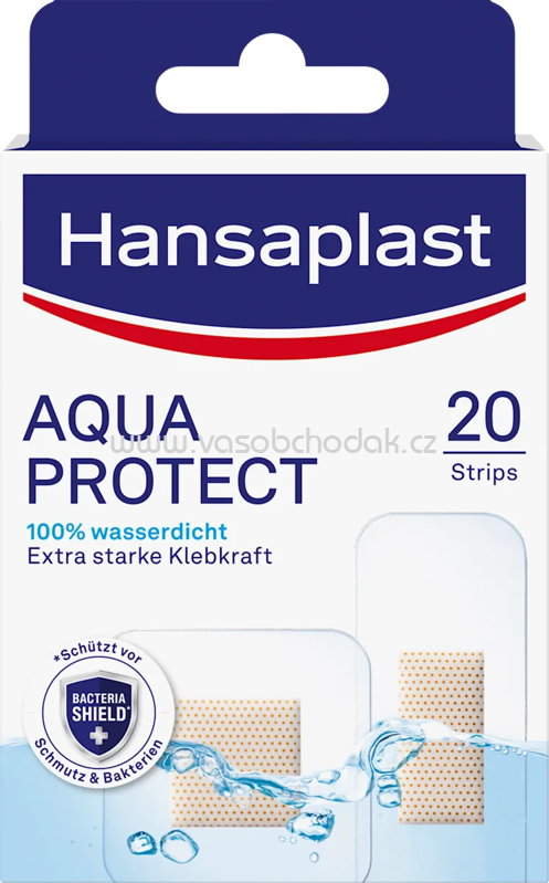 Hansaplast Pflaster Strips Aqua Protect wasserdicht, 20 St