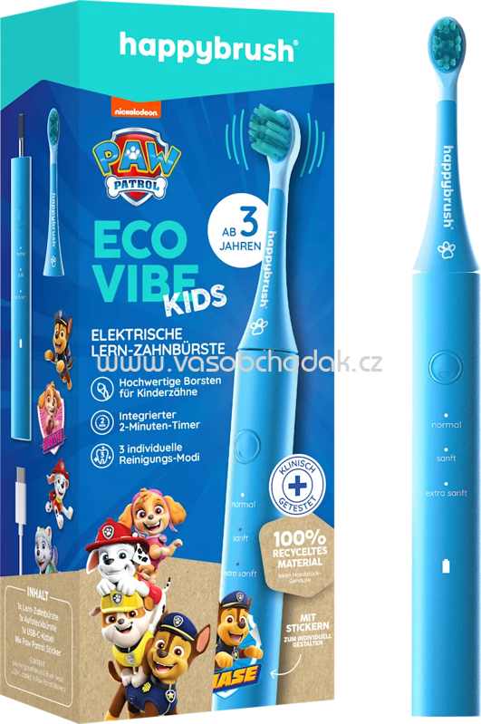happybrush Schallzahnbürste Kinder Eco Vibe Paw Patrol, 1 St happybrush Schallzahnbürste Kinder Eco Vibe Paw Patrol, 1 St