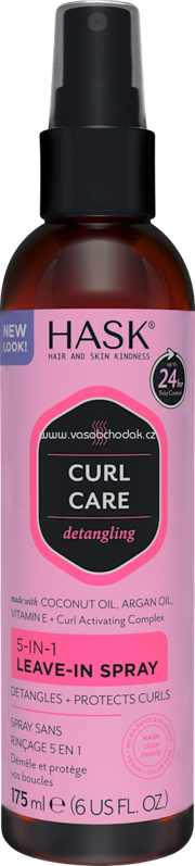 HASK Leave-In Spray Curl Care 5in1, 175 ml HASK Leave-In Spray Curl Care 5in1, 175 ml