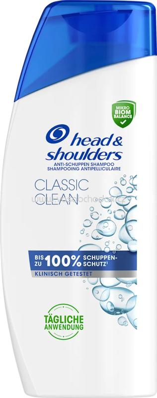 head&shoulders Shampoo Anti-Schuppen Classic Clean Reisegröße, 95 ml