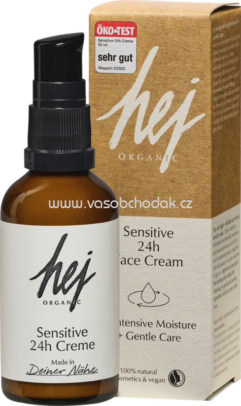 hej ORGANIC Gesichtscreme Sensitive 24H Face Cream, 50 ml hej ORGANIC Gesichtscreme Sensitive 24H Face Cream, 50 ml