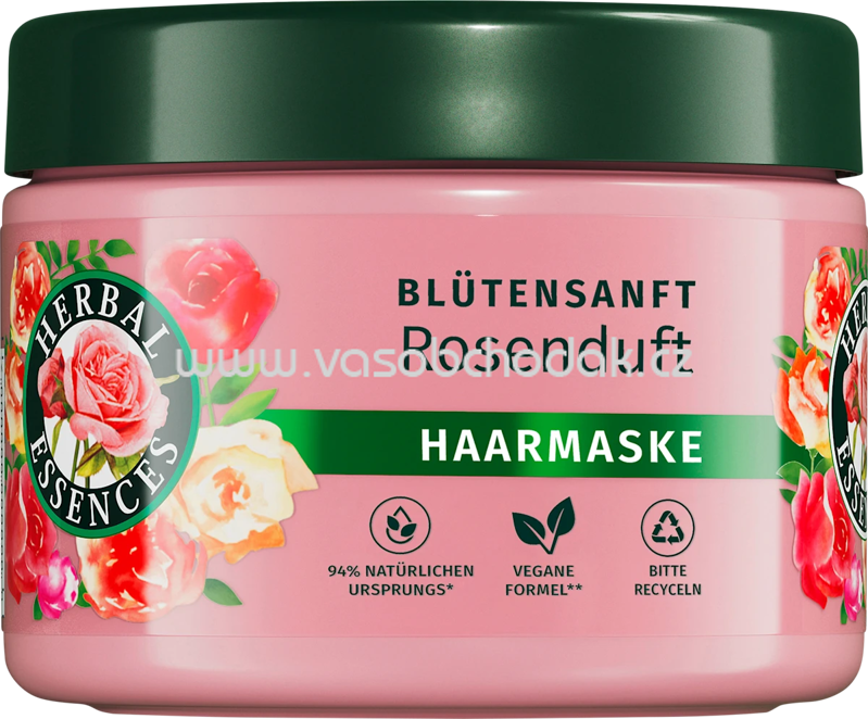 Herbal Essences Haarmaske Blütensanft Rosenduft, 300 ml Herbal Essences Haarmaske Blütensanft Rosenduft, 300 ml