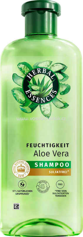 Herbal Essences Shampoo Feuchtigkeit Aloe Vera, 350 ml Herbal Essences Shampoo Feuchtigkeit Aloe Vera, 350 ml