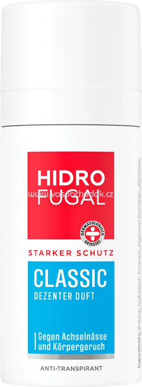 Hidrofugal Antitranspirant Deospray Classic, Reisegröße, 35 ml Hidrofugal Antitranspirant Deospray Classic, Reisegröße, 35 ml