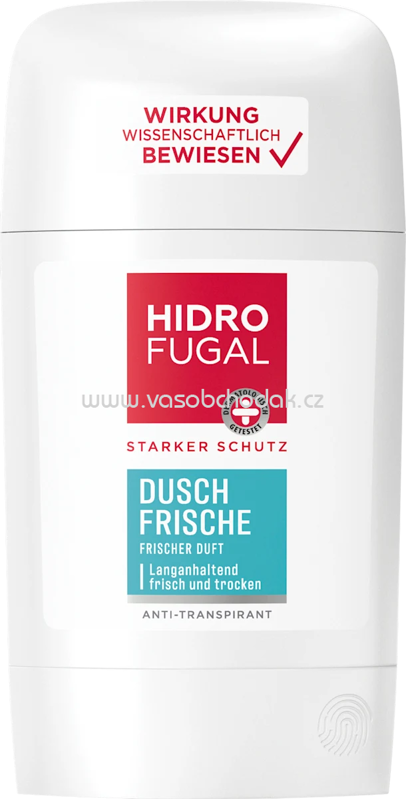Hidrofugal Antitranspirant Deostick Dusch Frische, 50 ml Hidrofugal Antitranspirant Deostick Dusch Frische, 50 ml
