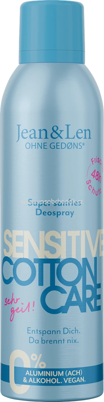 Jean&Len Deospray Sensitive Cotton Care, 150 ml Jean&Len Deospray Sensitive Cotton Care, 150 ml