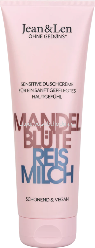 Jean&Len Duschcreme Mandelblüte Reismilch, 250 ml Jean&Len Duschcreme Mandelblüte Reismilch, 250 ml