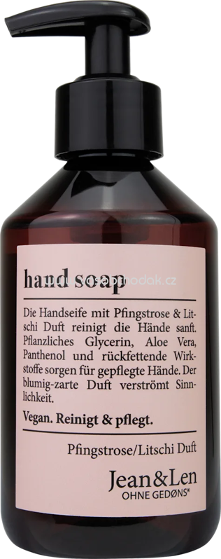 Jean&Len Hand Balm Pfingstrose & Litschi, 250 ml Jean&Len Hand Balm Pfingstrose & Litschi, 250 ml