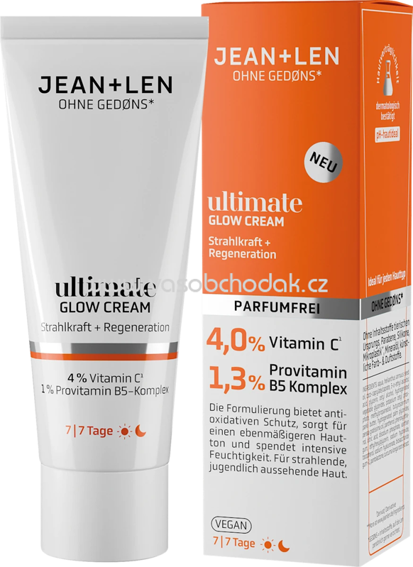 Jean&Len Gesichtscreme Ultimate Glow, 50 ml Jean&Len Gesichtscreme Ultimate Glow, 50 ml