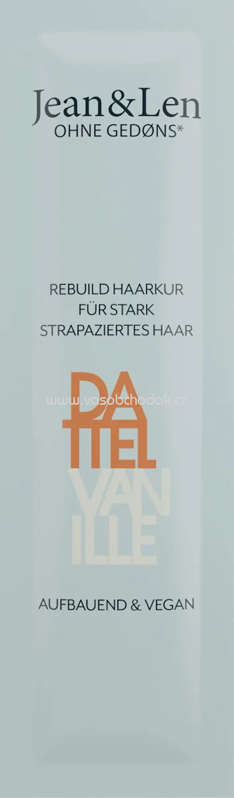 Jean&Len Haarkur Repair Dattel & Vanille Sachet, 20 ml Jean&Len Haarkur Repair Dattel & Vanille Sachet, 20 ml