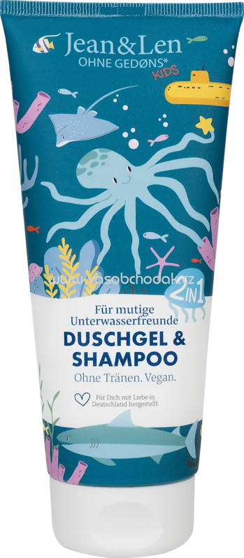 Jean&Len Kinder Dusche &Shampoo Unterwasserfreunde, 200 ml Jean&Len Kinder Dusche &Shampoo Unterwasserfreunde, 200 ml