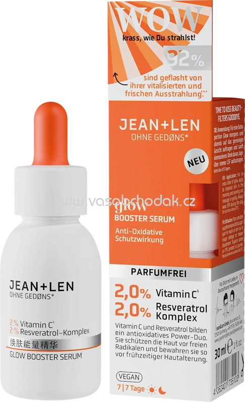 Jean&Len Serum Glow Booster, 30 ml Jean&Len Serum Glow Booster, 30 ml