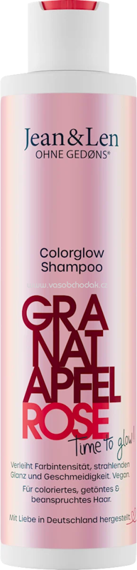 Jean&Len Shampoo Granatapfel Rose, 300 ml Jean&Len Shampoo Granatapfel Rose, 300 ml