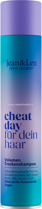 Jean&Len Trockenshampoo cheat day für dein haar Volumen, 200 ml Jean&Len Trockenshampoo cheat day für dein haar Volumen, 200 ml
