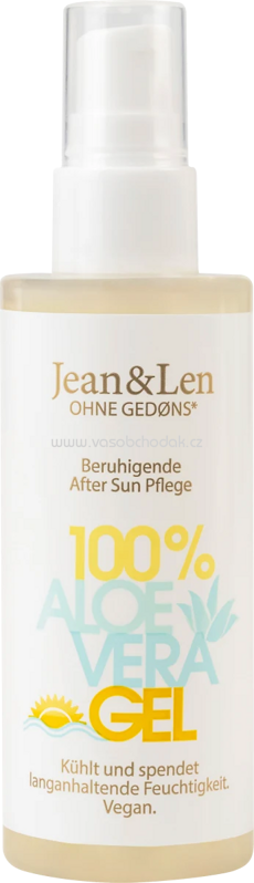 Jean&Len After Sun Aloe Vera Gel, 100 ml Jean&Len After Sun Aloe Vera Gel, 100 ml