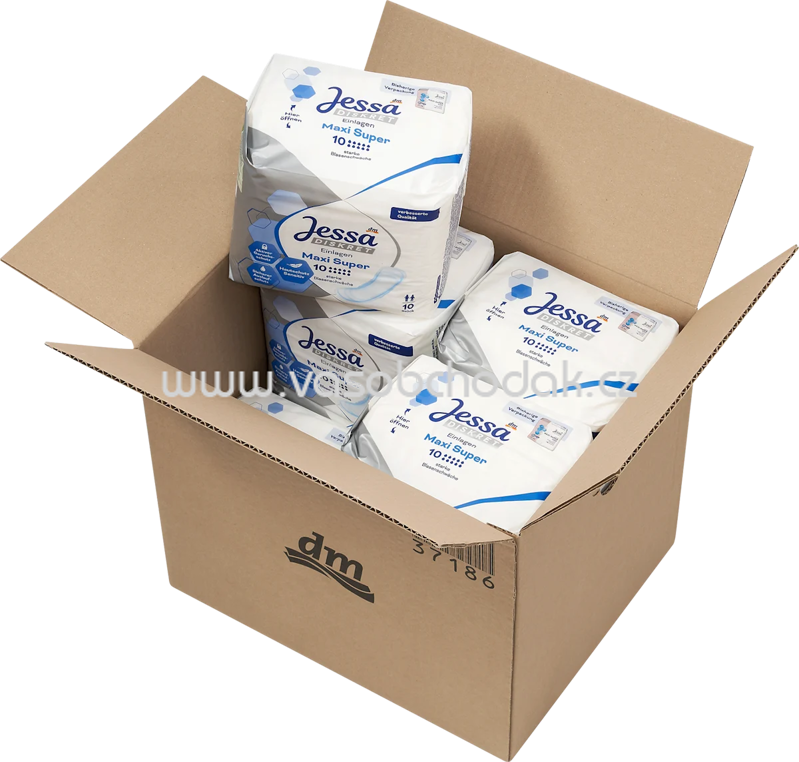Jessa DISKRET Einlagen Inkontinenz Maxi Super Vorteilspack 8x10 St, 80 St Jessa DISKRET Einlagen Inkontinenz Maxi Super Vorteilspack 8x10 St, 80 St