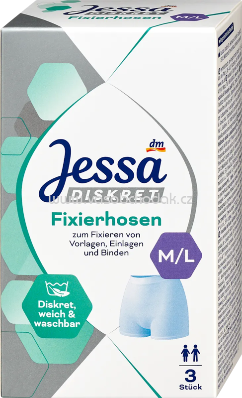 Jessa DISKRET Fixierhosen Inkontinenz Gr. M/L, 3 St Jessa DISKRET Fixierhosen Inkontinenz Gr. M/L, 3 St