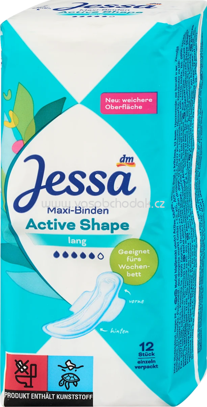 Jessa Ultra-Binden Active Shape Lang, 12 St Jessa Ultra-Binden Active Shape Lang, 12 St