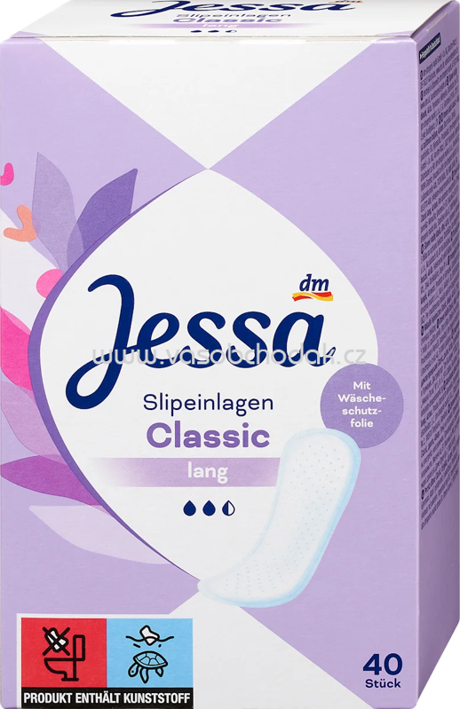 Jessa Slipeinlagen Classic Lang, 40 St Jessa Slipeinlagen Classic Lang, 40 St