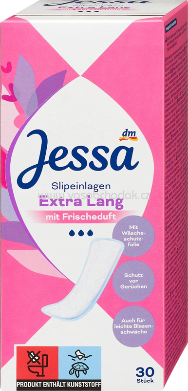 Jessa Slipeinlagen Extra Lang Frischeduft, 30 St Jessa Slipeinlagen Extra Lang Frischeduft, 30 St