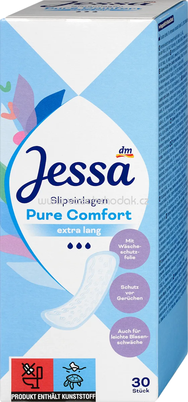 Jessa Slipeinlagen Pure Comfort Extra Lang, 30 St Jessa Slipeinlagen Pure Comfort Extra Lang, 30 St