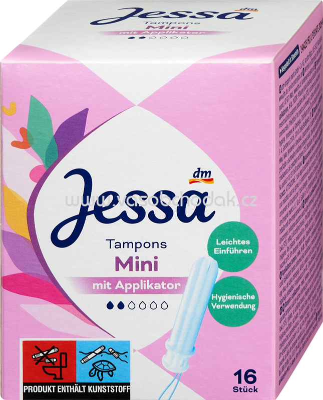 Jessa Tampons Applikator Mini, 16 St Jessa Tampons Applikator Mini, 16 St