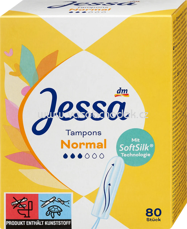 Jessa Tampons Normal, 80 St Jessa Tampons Normal, 80 St