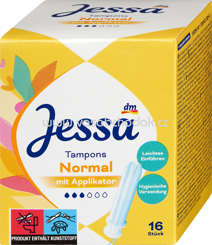 Jessa Tampons Normal mit Applikator, 16 St Jessa Tampons Normal mit Applikator, 16 St
