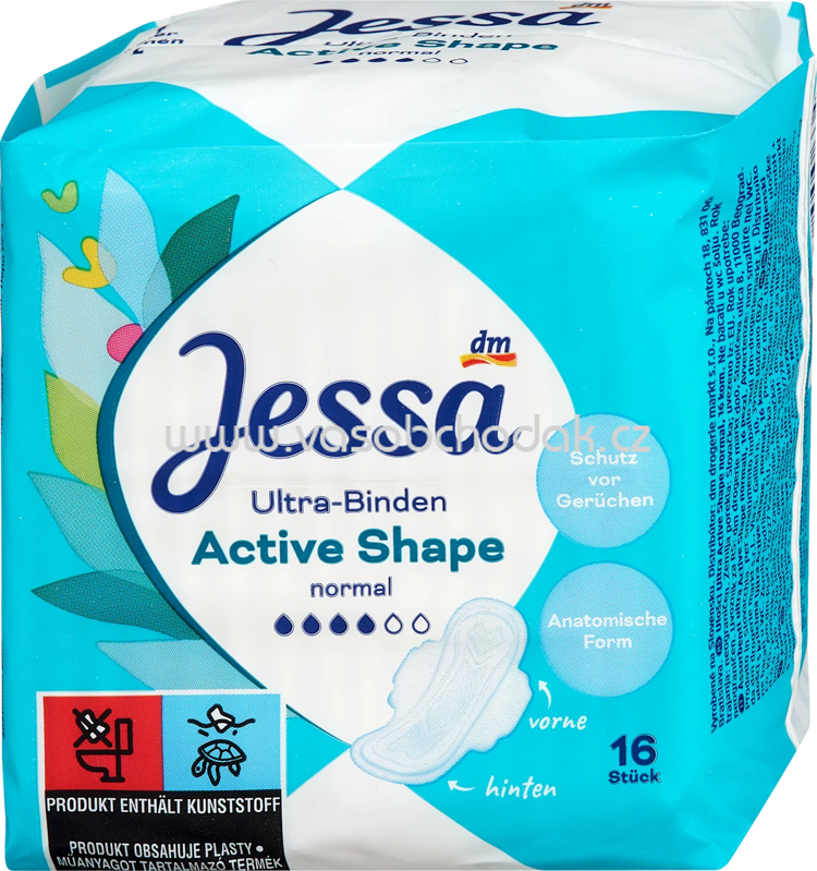 Jessa Ultra-Binden Active Shape, 16 St Jessa Ultra-Binden Active Shape, 16 St