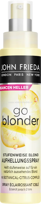 John Frieda Aufhellungsspray Go Blonder, 100 ml John Frieda Aufhellungsspray Go Blonder, 100 ml