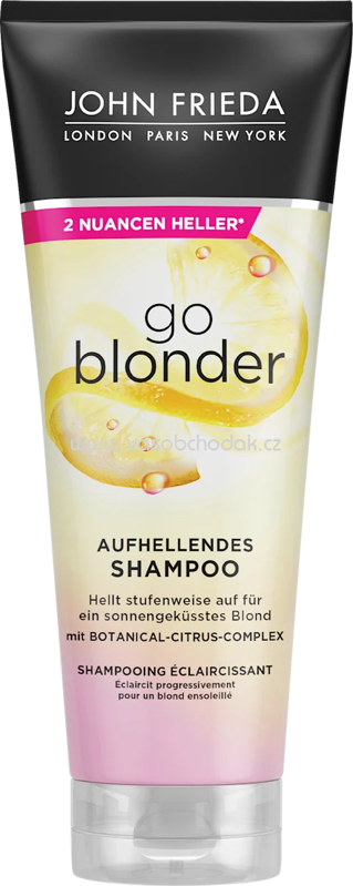 John Frieda Shampoo Sheer Blonde Go Blonder Aufhellend, 250 ml