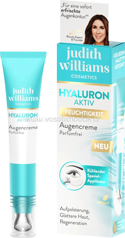 Judith Williams Augencreme Hyaluron Aktiv, 15 ml Judith Williams Augencreme Hyaluron Aktiv, 15 ml